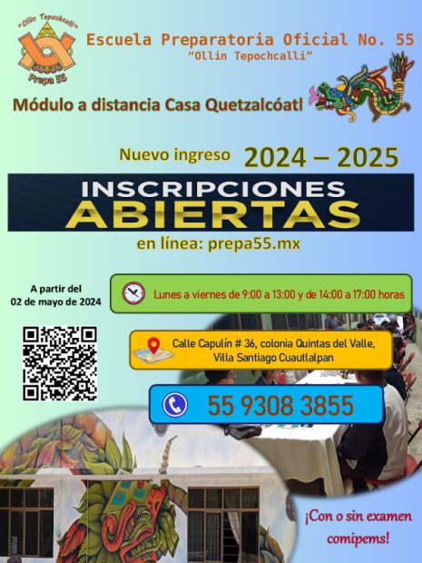 Inscripciones al Módulo a Distancia en Casa Quetzalcoátl